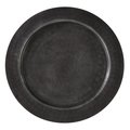 Saro Lifestyle SARO CH945.GP13R 13 in. Round Aluminum Charger Plates with Hammered Design - Gray  Set of 4 CH945.GP13R